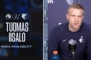 Tuomas Iisalo Press Conference | Grizzlies vs. Timberwolves