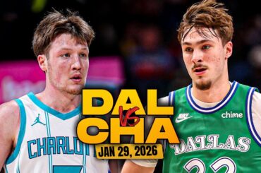 Dallas Mavericks vs Charlotte Hornets Full Game Highlights | Jan 29, 2026 | FreeDawkins