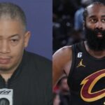 Ty Lue blunt responses to James Harden trade rumors 👀