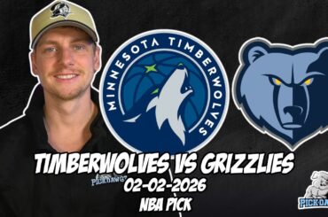 Minnesota Timberwolves vs Memphis Grizzlies 2/2/26 NBA Free Picks & Prediction | NBA Betting Tips