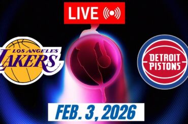 NBA LIVE! Los Angeles Lakers vs Detroit Pistons February 3, 2026 | 2026 NBA Season Live 2K