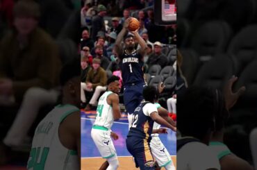 Zion Williamson 🎯 Elbow Middy #pelicans #nba #shorts