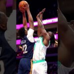 Derik Queen 🔥 POSTERIZES Sion James #pelicans #nba #shorts