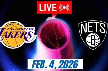 NBA LIVE! Los Angeles Lakers vs Brooklyn Nets | February 4, 2026 | 2026 NBA Season Live (2K)