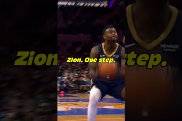 Zion Williamson’s MONSTER Dunk Late in the 4th 😳 #shorts #basketball #nba