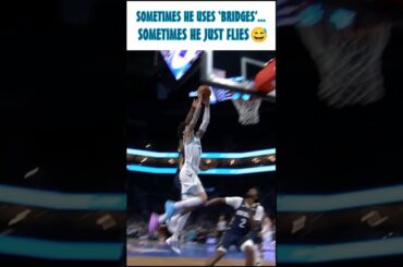 LaMelo Ball dished out a CRAZY alley-oop to Miles Bridges🤩…then later scored on his own with a SLAM🔥