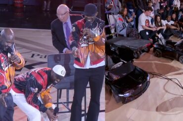 Shaq buys Dwyane Wade and Udonis Haslem Bentleys for '06 Heat Championship 😂