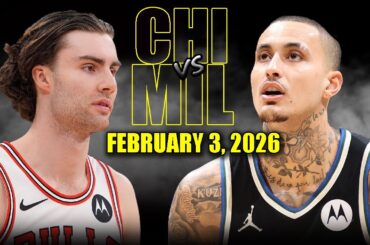 Milwaukee Bucks vs Chicago Bulls Full Game Highlights – February 3, 2026 | NBA Season
