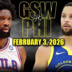 Golden State Warriors vs Philadelphia 76ers Full Game Highlights – February 3, 2026 | NBA Season