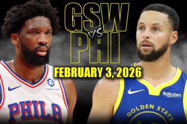 Golden State Warriors vs Philadelphia 76ers Full Game Highlights – February 3, 2026 | NBA Season