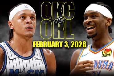 Oklahoma City Thunder vs Orlando Magic Full Game Highlights – February 3, 2026 | NBA Season