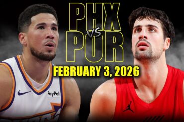 Phoenix Suns vs Portland Trail Blazers Full Game Highlights – February 3, 2026 | NBA Season