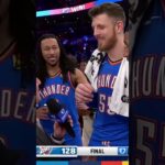 Electric energy in Paycom Center tonight 🔋| Zai and the squad check in with Nick Gallo post W 🤝