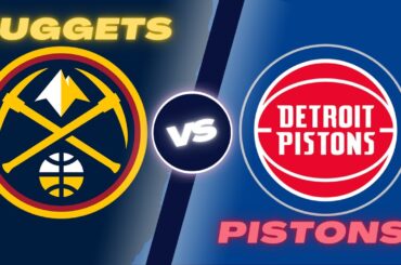 Denver Nuggets vs Detroit Pistons NBA Live Play By Play Scoreboard 2/3/26
