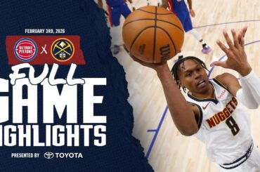 Denver Nuggets vs. Detroit Pistons | Toyota Game Recap 📺