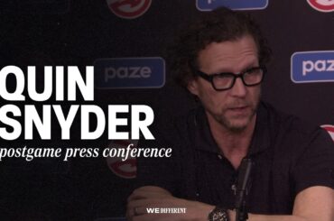 Hawks vs. Heat Postgame Press Conference: Quin Snyder