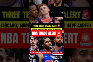 THREE TEAM NBA TRADE ANNOUNCED🚨