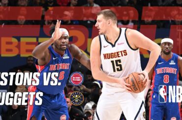 NBA Mini: Detroit Pistons vs. Denver Nuggets | Extended Highlights