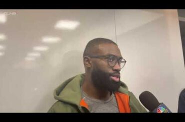 Jaylen Brown: "Would Love to have him back" on potential Jayson Tatum Return | Celtics-Mavericks