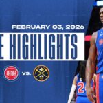 Detroit Pistons Beat Denver Nuggets | Game Highlights | 02.02.26