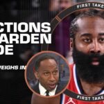 Stephen A. isn’t buying Harden’s reason for leaving LA: You signed a BAD DEAL! | First Take