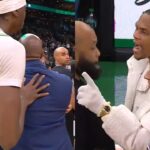 Russell Westbrook runs on court to yell at Boucher for hitting 3 at end of game 😅