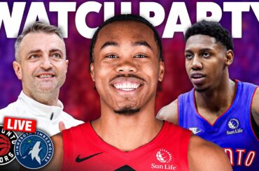 Raptors vs Timberwolves LIVE Watch Along | Can Toronto Extend Their Home T-Wolves Win Streak?