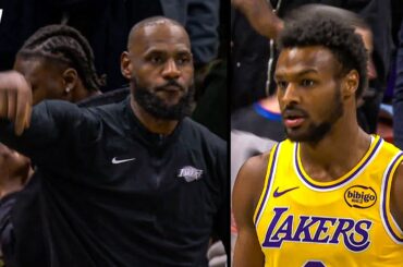 Brooklyn Gets LOUD for Bronny 🗣️… Then the Alley-Oop 🔥