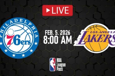 NBA LIVE! Los Angeles Lakers vs Philadelphia 76ers | Feb. 5, 2026 | 76ers vs Lakers NBA LIVE 2K26