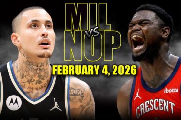 Milwaukee Bucks vs New Orleans Pelicans Full Game Highlights – February 4, 2026 | NBA Season