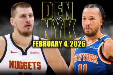 Denver Nuggets vs New York Knicks Full Game Highlights – February 4, 2026 | NBA Season