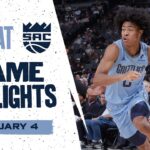 Memphis Grizzlies Highlights vs. Sacramento Kings
