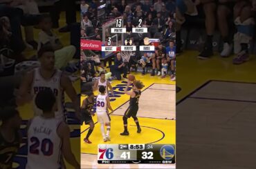 🇧🇷 GUI SANTOS teve grande atuação contra os Sixers! #NBA #GuiSantos #shorts