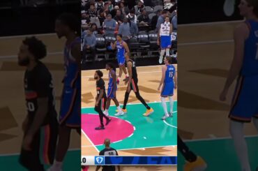 Look what Kenrich found! 🫡 #okcthunder