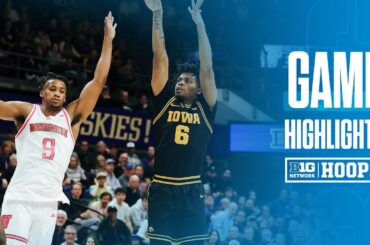 Iowa at Washington | HIGHLIGHTS | Big Ten Basketball | 02/04/2026