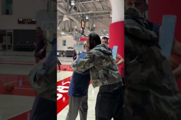 Darius Garland meetin' the squard ❤️💙