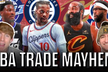 NBA Trade CHAOS: Cavs deal Garland for Harden, Anthony Davis to WIZARDS, JJJ to Jazz | Nerd Sesh