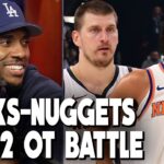 Jeff Teague REACTS to Nuggets vs. Knicks INSANE 2 OT THRILLER | Club 520