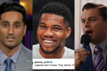 Giannis and Bucks trolling Shams after not getting traded at deadline 😂