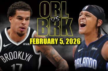 Orlando Magic vs Brooklyn Nets Full Game Highlights – February 5, 2026 | NBA Season