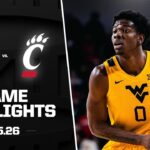 West Virginia vs. Cincinnati Game Highlights | 2025-26 Big 12 Men’s Basketball