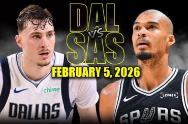 San Antonio Spurs vs Dallas Mavericks Full Game Highlights – February 5, 2026 | NBA Season