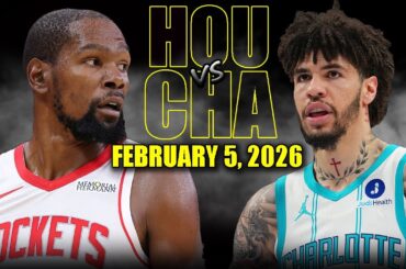 Houston Rockets vs Charlotte Hornets Full Game Highlights – February 5, 2026 | NBA Season