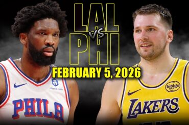 Los Angeles Lakers vs Philadelphia 76ers Full Game Highlights – February 5, 2026 | NBA Season