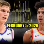 Atlanta Hawks vs Utah Jazz Full Game Highlights – February 5, 2026 | NBA Season