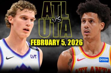Atlanta Hawks vs Utah Jazz Full Game Highlights – February 5, 2026 | NBA Season