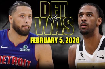 Detroit Pistons vs Washington Wizards Full Game Highlights – February 5, 2026 | NBA Season