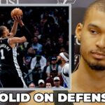 Victor Wembanyama on Solid Defense and Offense Down the Stretch