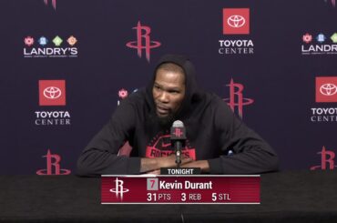 Kevin Durant with a Press Conference