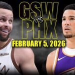 Golden State Warriors vs Phoenix Suns Full Game Highlights – February 5, 2026 | NBA Season